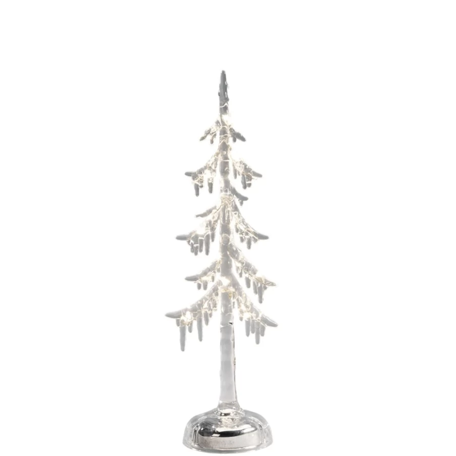 "Käthe Wohlfahrt Small Illuminated Winter Fir Tree – Decorative Lighting for Holidays"
