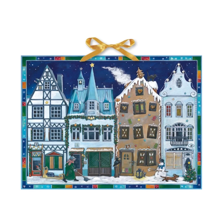 Käthe Wohlfahrt Christmas Street Advent Calendar - Festive Holiday Countdown Decor