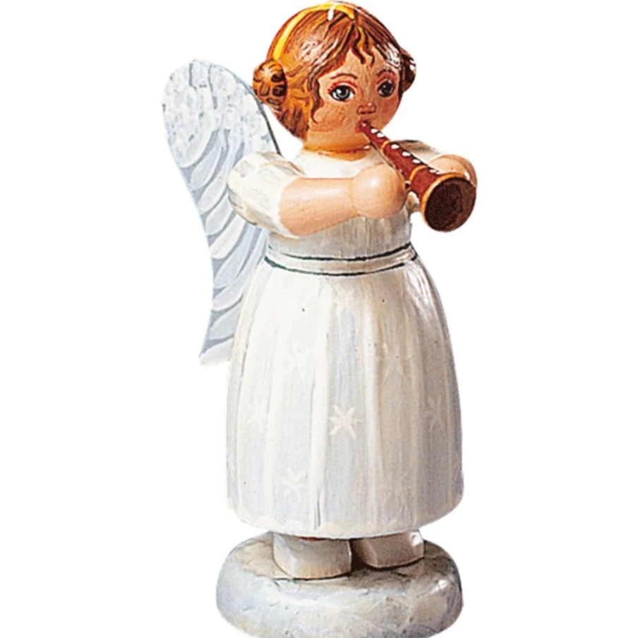 "Kindertraum Angel Playing Clarinet - Elegant Musical Figurine"