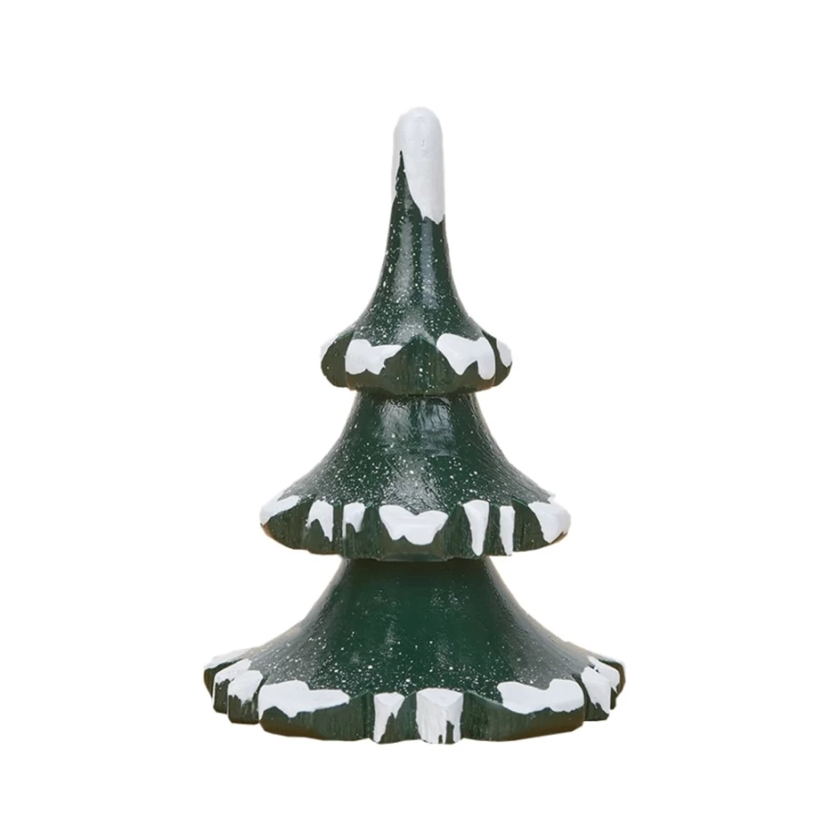 "Hubrig Volkskunst Winter Tree Ornaments - 2.36 Inch Festive Holiday Decor, Set of 2 for Christmas Tree"