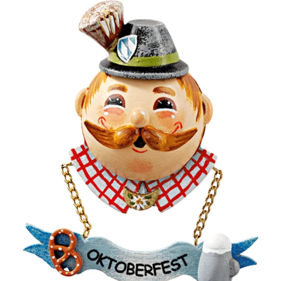 "Käthes Original Bavarian Man Oktoberfest Magnet – German Beer Festival Souvenir"
