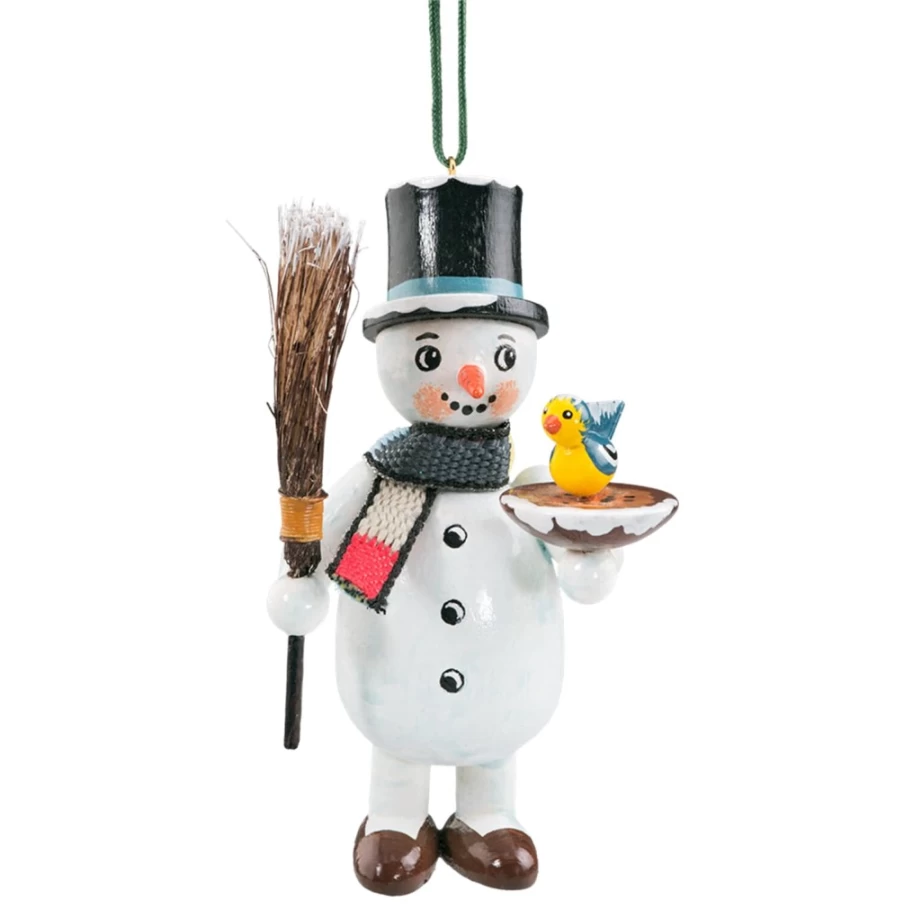 Käthes Original Wooden Snowman Buddy - Handcrafted Christmas Decoration