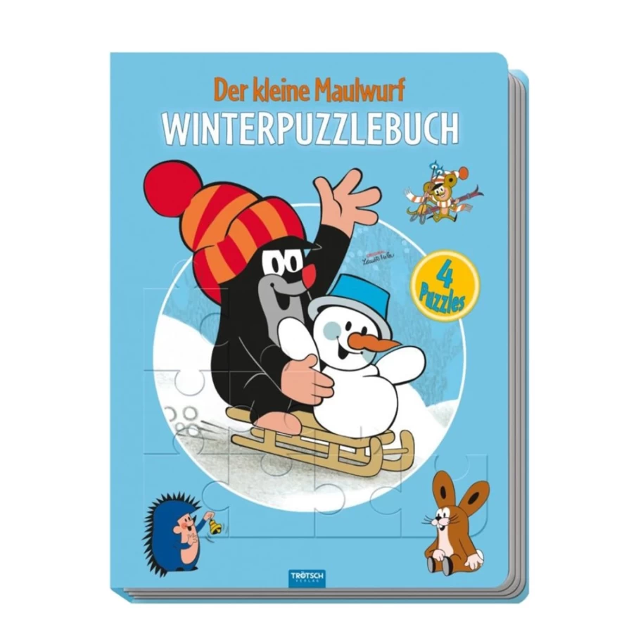 "The Little Mole Winter Puzzle Book by Trötsch Verlag – Fun Kids Activity & Learning"