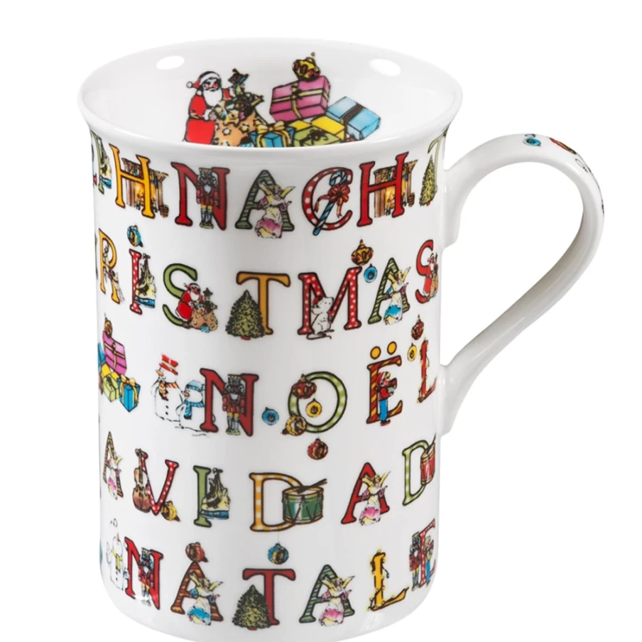 Käthe Wohlfahrt Christmas Porcelain Mug - Festive Holiday Collectible Cup