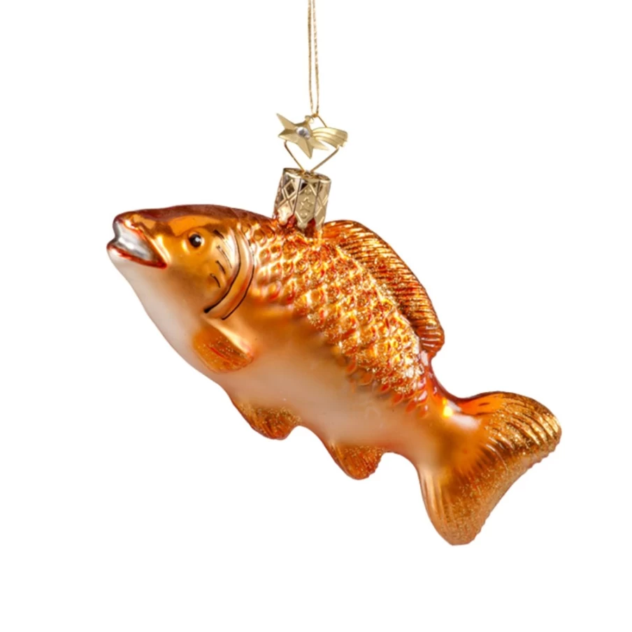 "Poesie in Glas Goldfish Decorative Glass Art – Handcrafted Collectible"