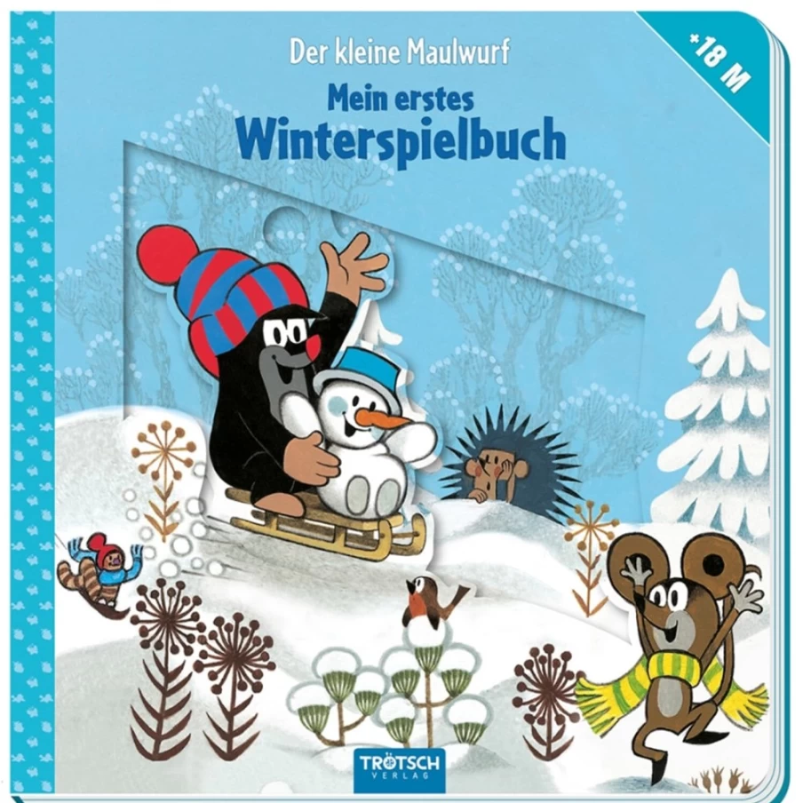 Winter Playbook "The Little Mole" by Trötsch Verlag – Fun & Educational Activities for Kids
