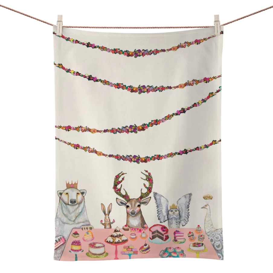 Käthe Wohlfahrt Christmas Sweets Soiree Decorative Tea Towel Holiday Kitchen Linens
