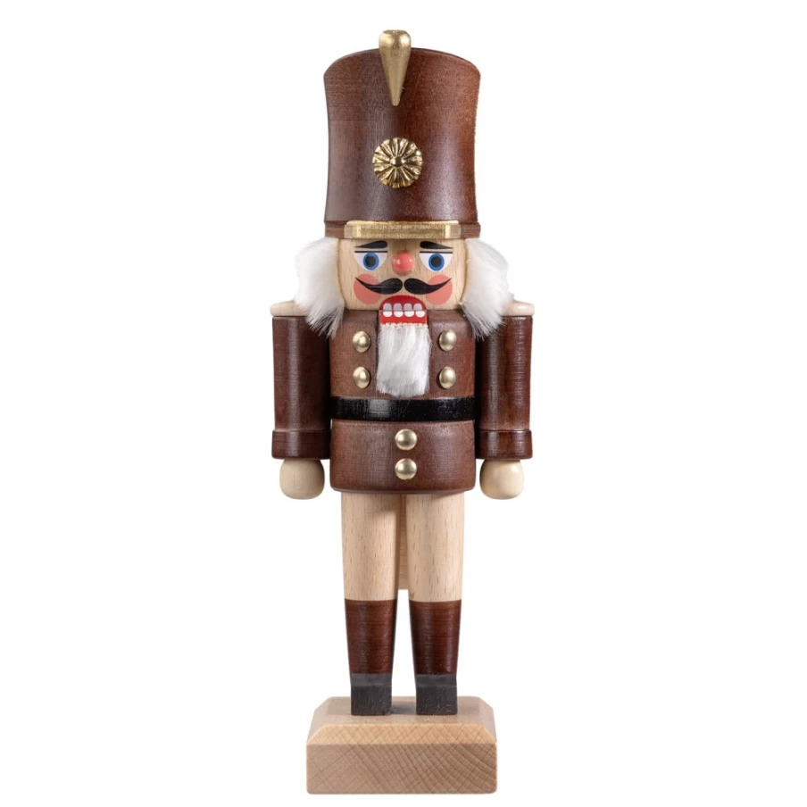 HODREWA 8.1 Inch Brown Nutcracker Soldier Toy - British Royal Guard Christmas Decoration