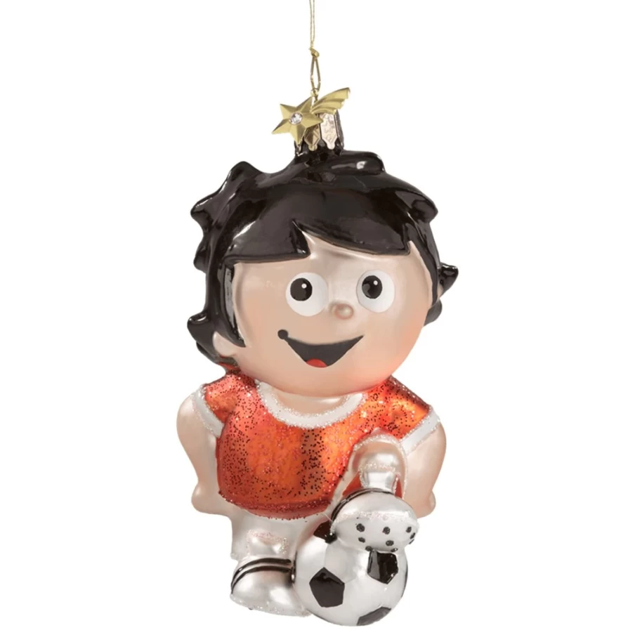 "Poesie in Glas Fritzchen Soccer Play Figurine – Handcrafted Collectible"