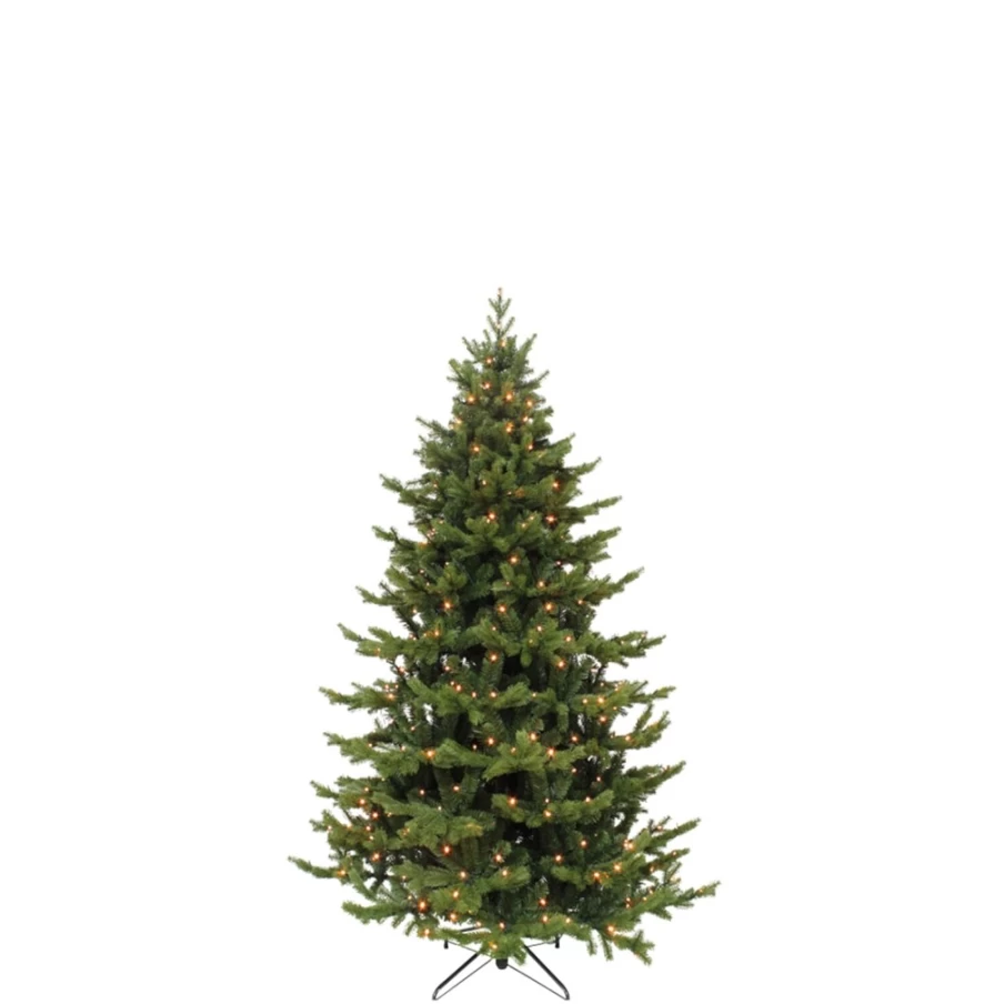 Käthe Wohlfahrt Sherwood Deluxe 61-Inch Artificial Christmas Tree with LED Lights Green