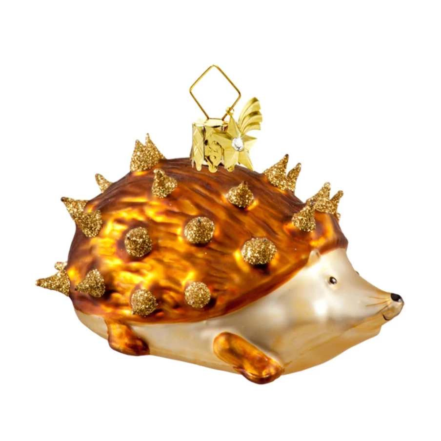 "Poesie in Glas Hedgehog - Unique Handcrafted Glass Decor"