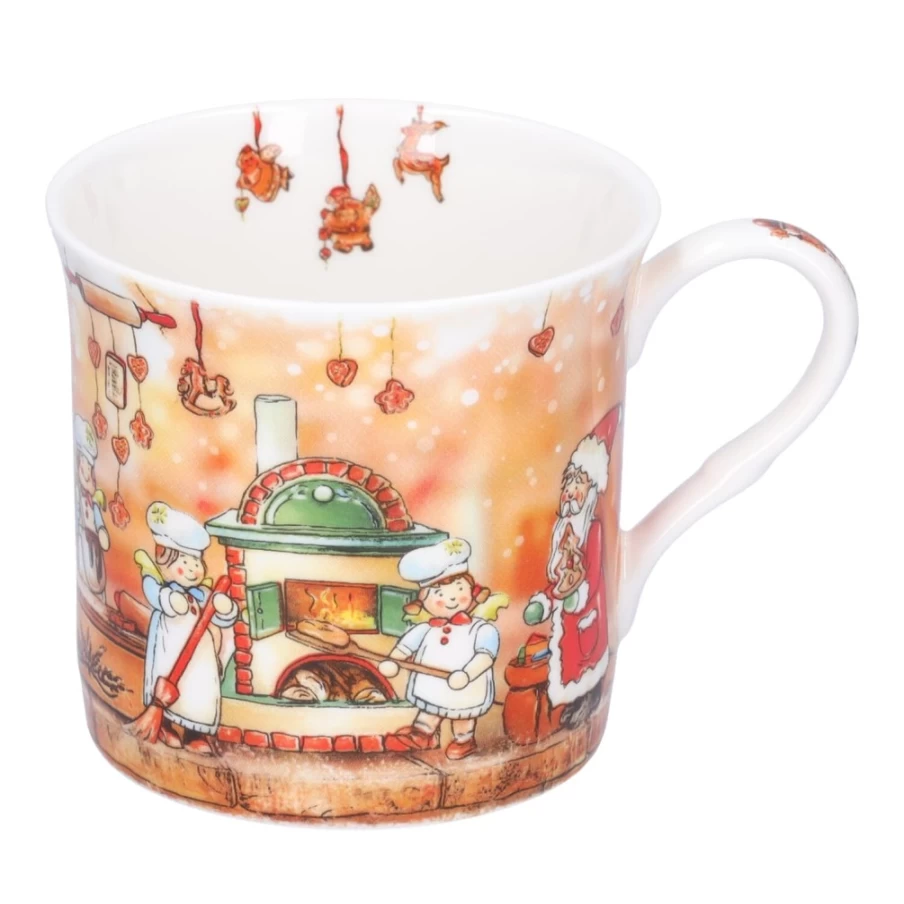 Käthe Wohlfahrt Christmas Bakery Porcelain Mug - Festive Holiday Coffee Cup