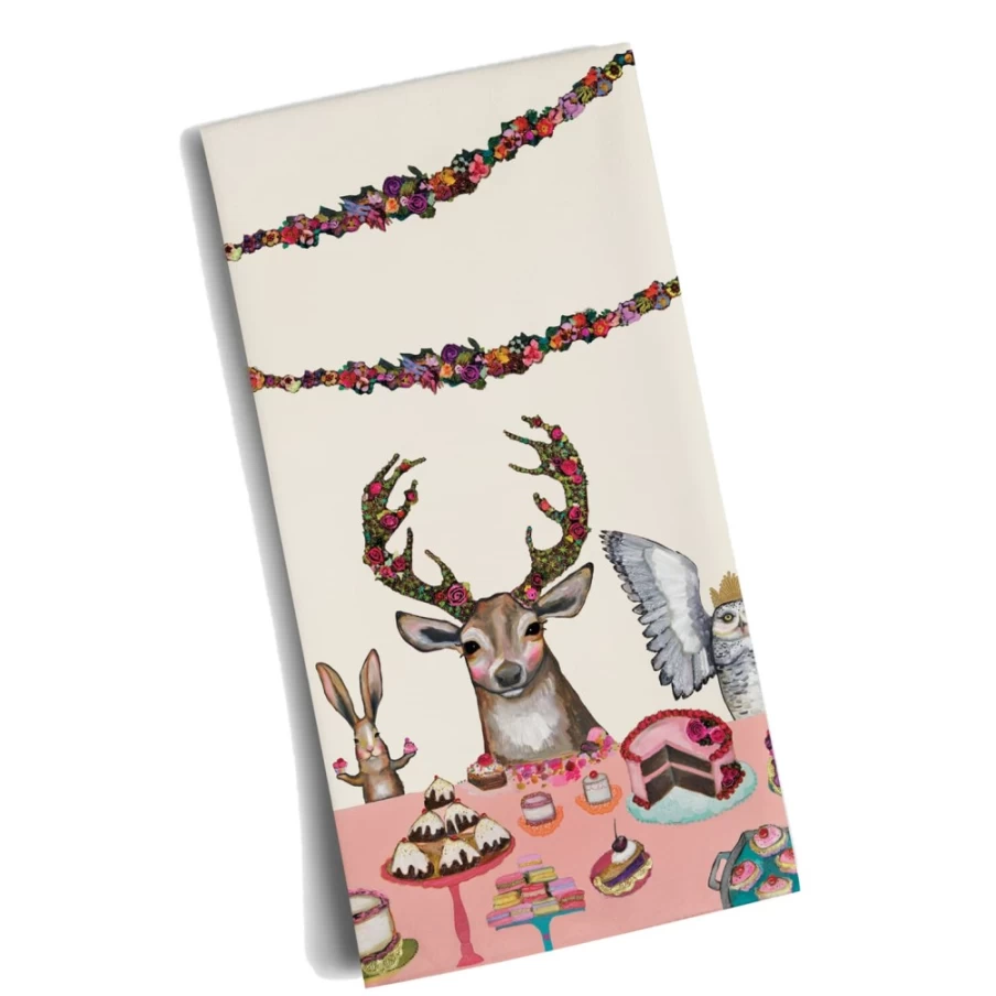 Käthe Wohlfahrt Christmas Sweets Soiree Decorative Tea Towel Holiday Kitchen Linens