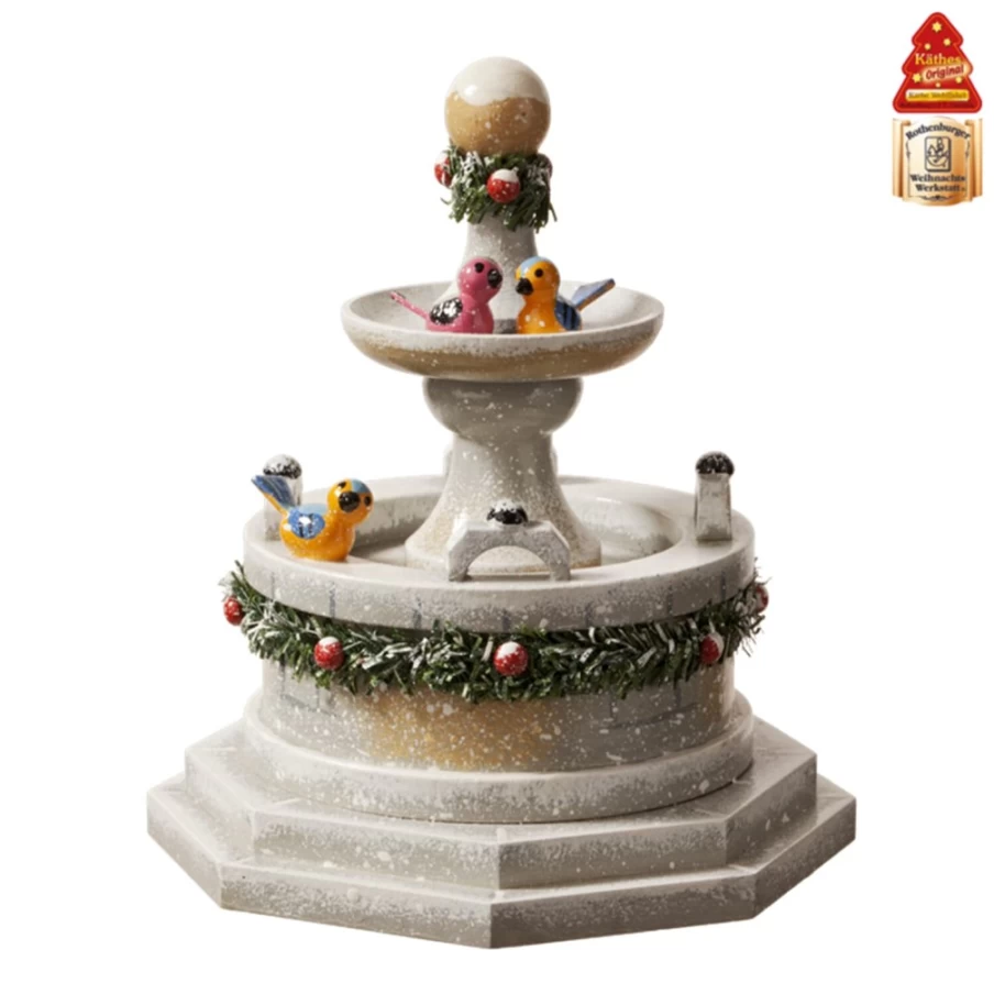 Käthes Original Winter Fountain - Handcrafted Decorative Outdoor Water Feature for Cold Weather