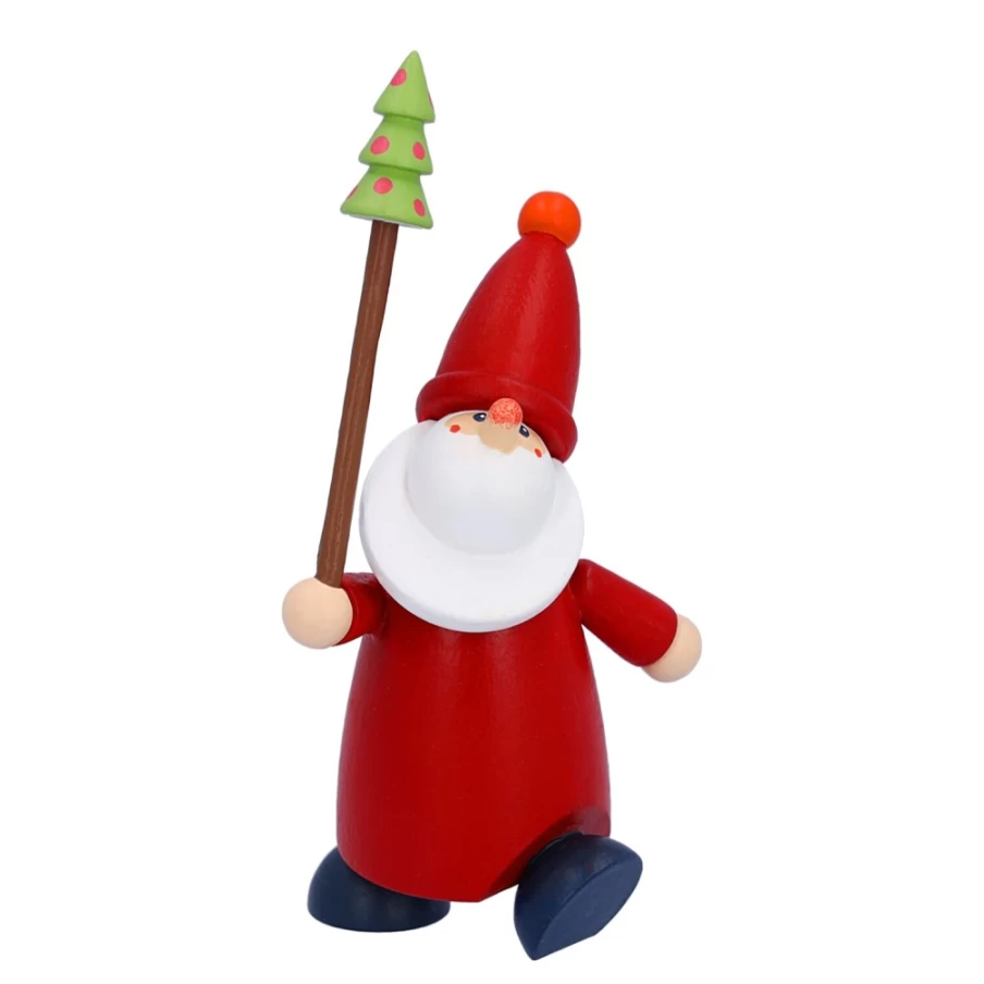 "Käthes Original Santa Claus with Christmas Tree Collectible Figurine"
