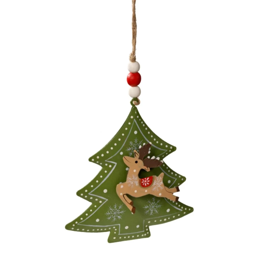 "Käthe Wohlfahrt Christmas Tree with Reindeer - Handcrafted Holiday Decor"