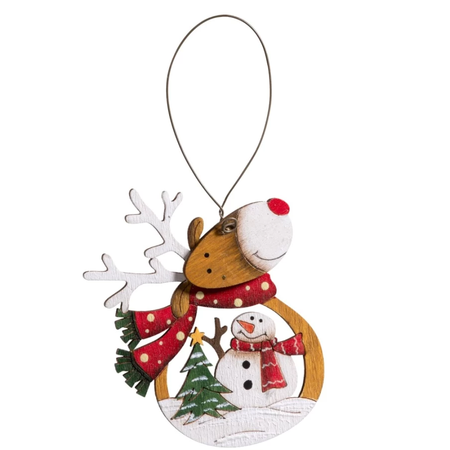 "Käthe Wohlfahrt Handcrafted Reindeer Hanging Ornament - Christmas Decoration"