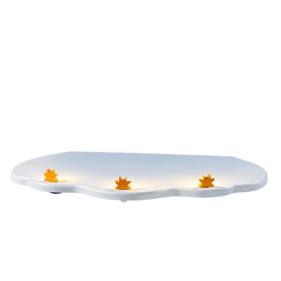 Käthes Original Large White Cloud Decoration with LED Lights for Home and Party Decor