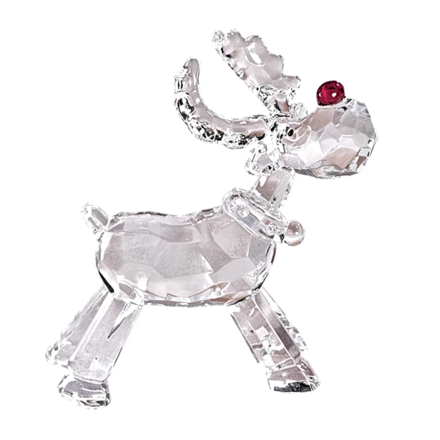 "Käthe Wohlfahrt Red Nose Standing Reindeer - Christmas Decoration"