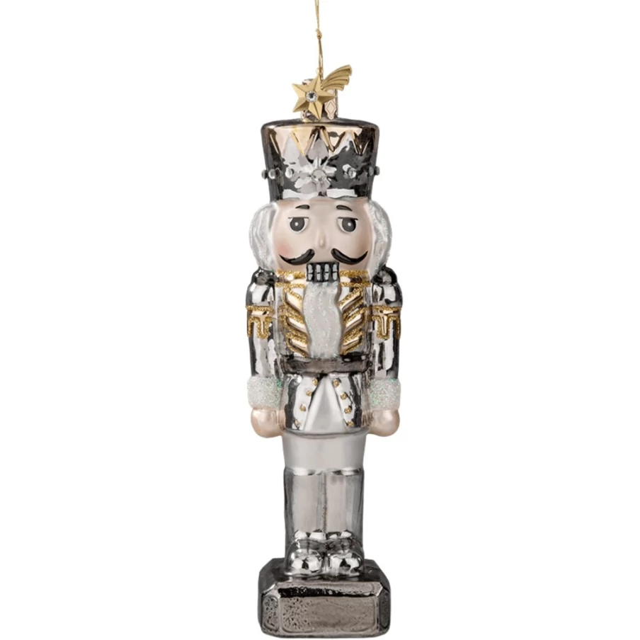 "Poesie in Glas Nutcracker – Handcrafted Christmas Decoration & Collectible Gift"