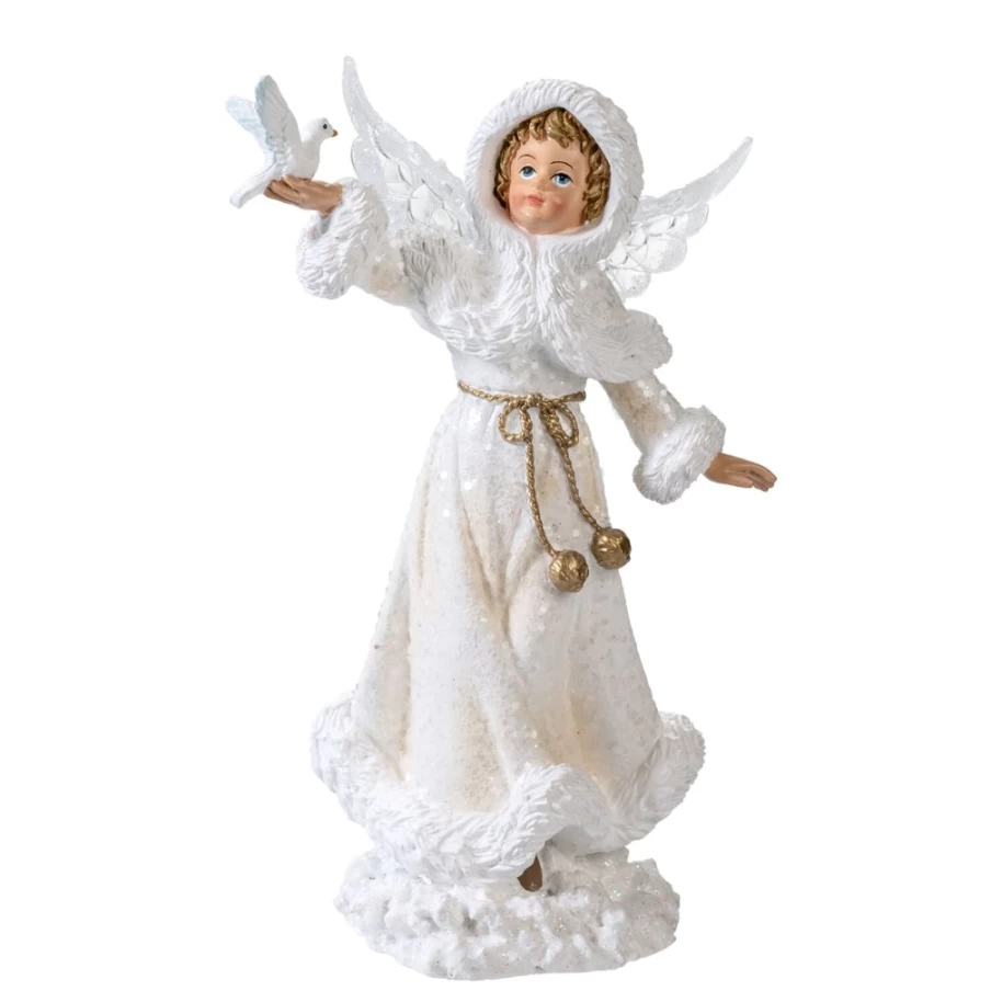 "Käthe Wohlfahrt Angel With Dove Christmas Ornament – Handcrafted German Holiday Decoration"