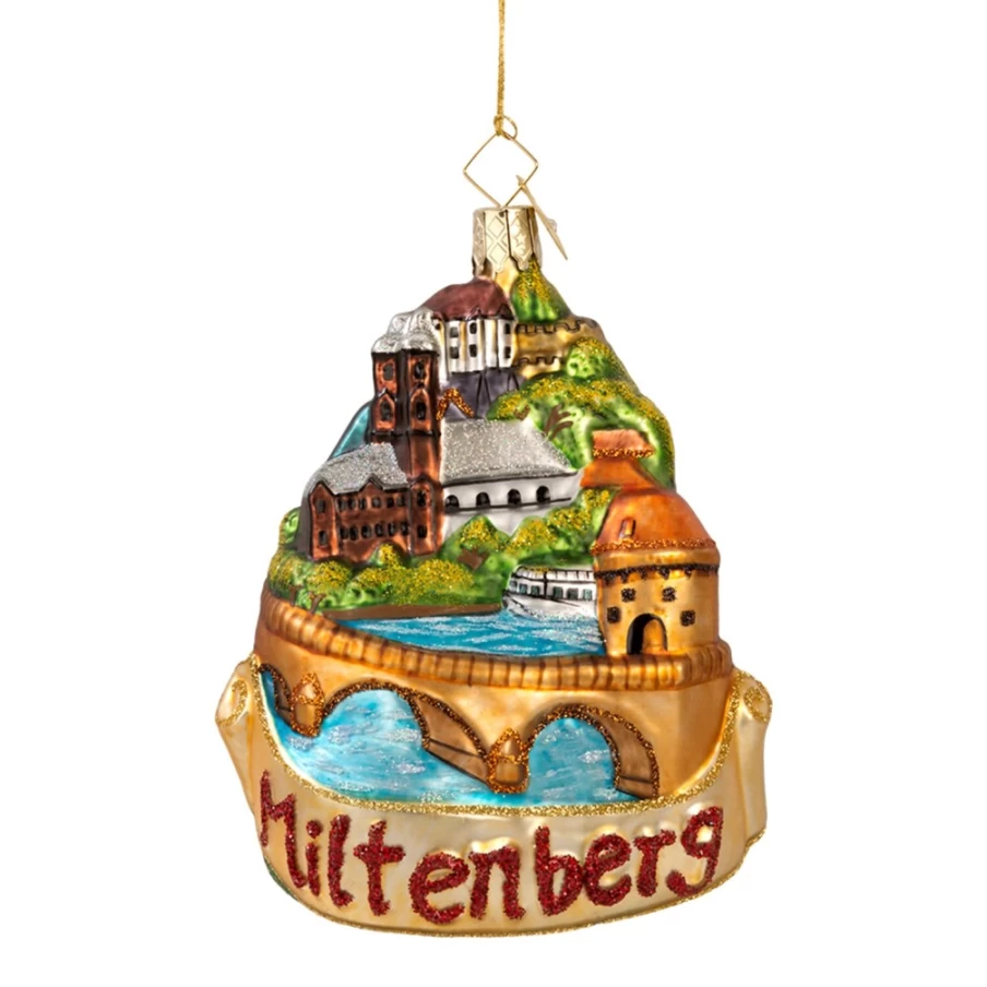 "Poesie in Glas Panoramic View of Miltenberg - Stunning Landscape Art Print"