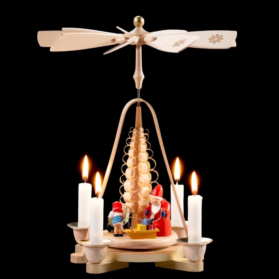 Richard Glässer St. Nicholas Pyramid - Traditional German Christmas Decoration