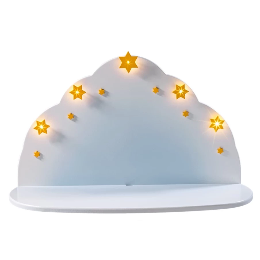 Käthes Original White Cloud Panorama LED Night Light for Home Decor