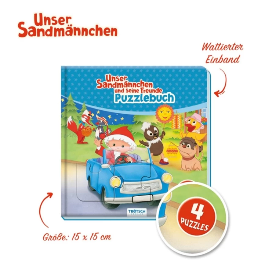 Sandman Puzzle Book by Trötsch Verlag – Challenging Brain Teaser for Adults