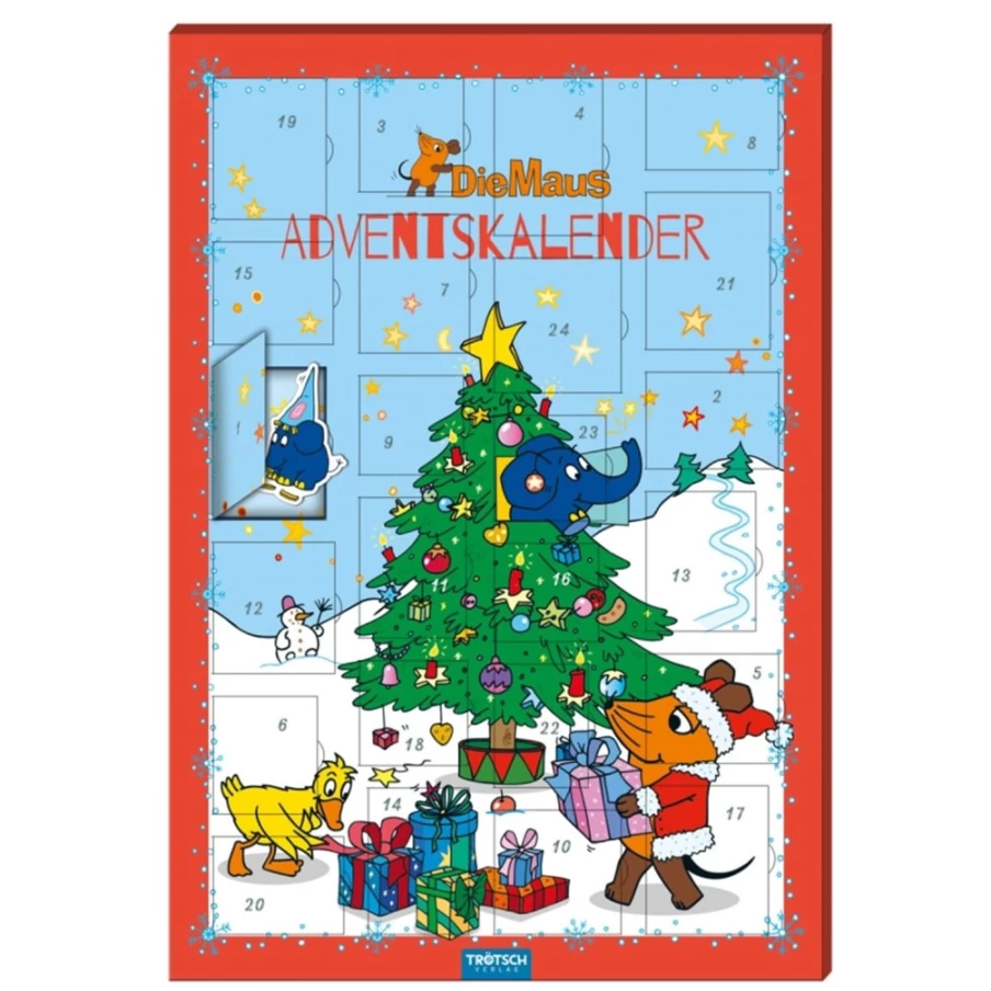 Trötsch Verlag Magnetic Mouse Advent Calendar - Fun Christmas Countdown for Kids