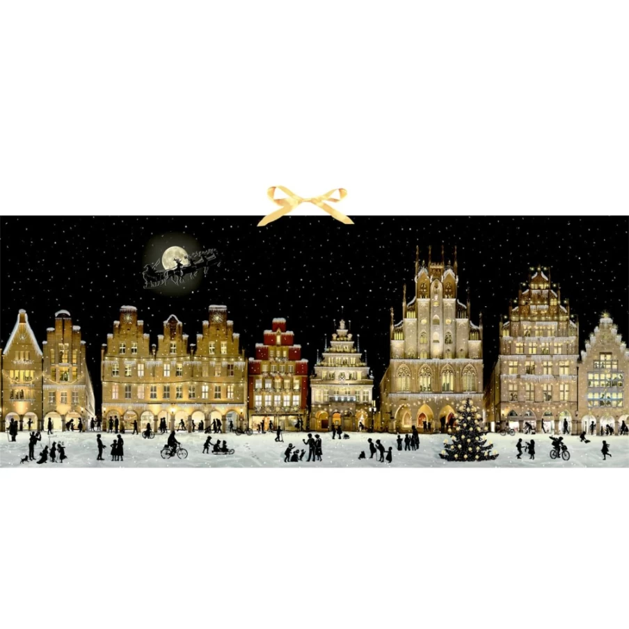 Käthe Wohlfahrt Christmas Advent Calendar "Cityscape" - Festive Holiday Countdown with Scenic Winter Village Design
