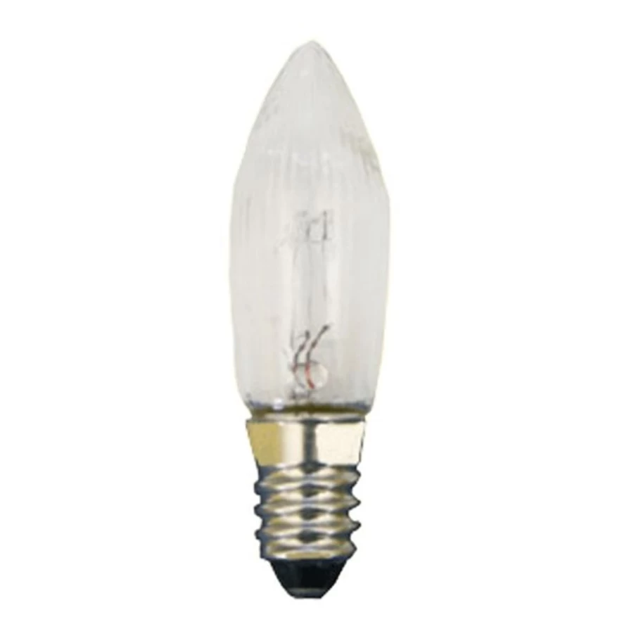 "Käthe Wohlfahrt 3W Ribbed LED Light Bulbs – 39V Vintage Style Decorative Lighting"