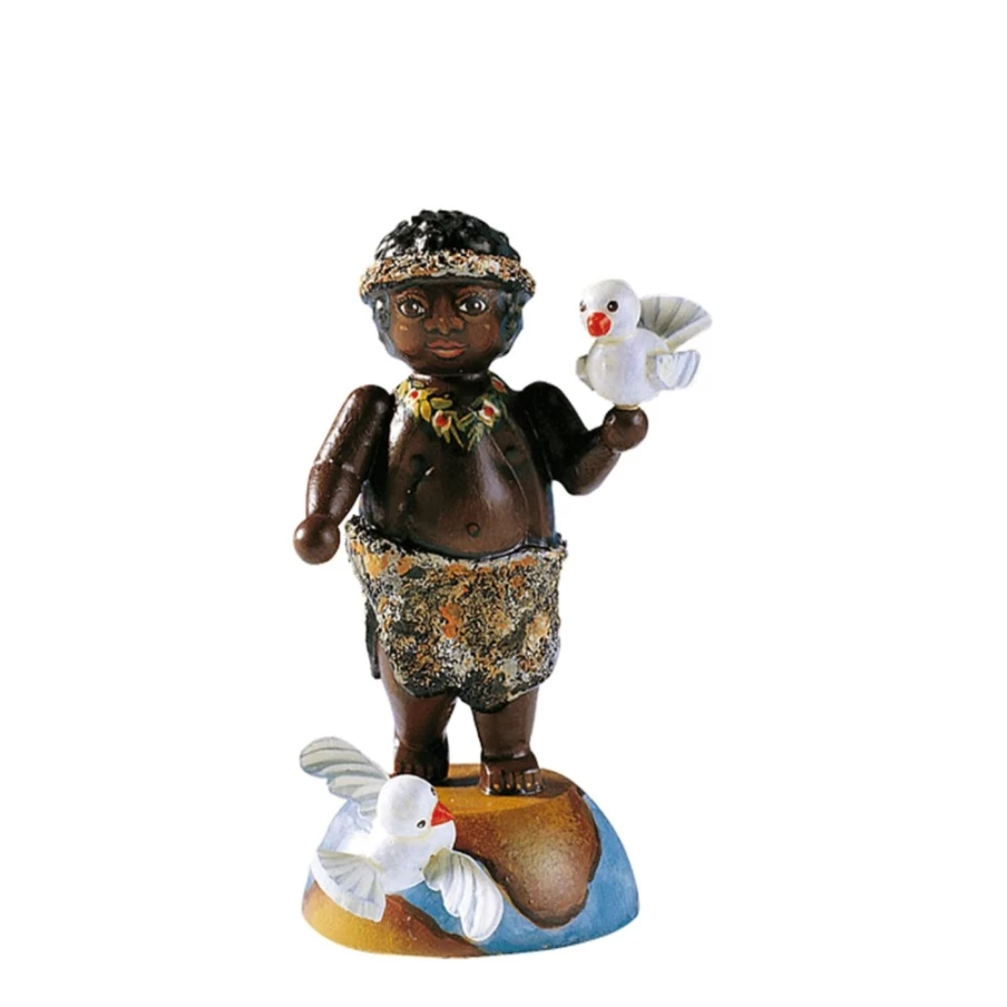 Kindertraum Australian Aboriginal Boy Traditional Handcrafted Cultural Doll
