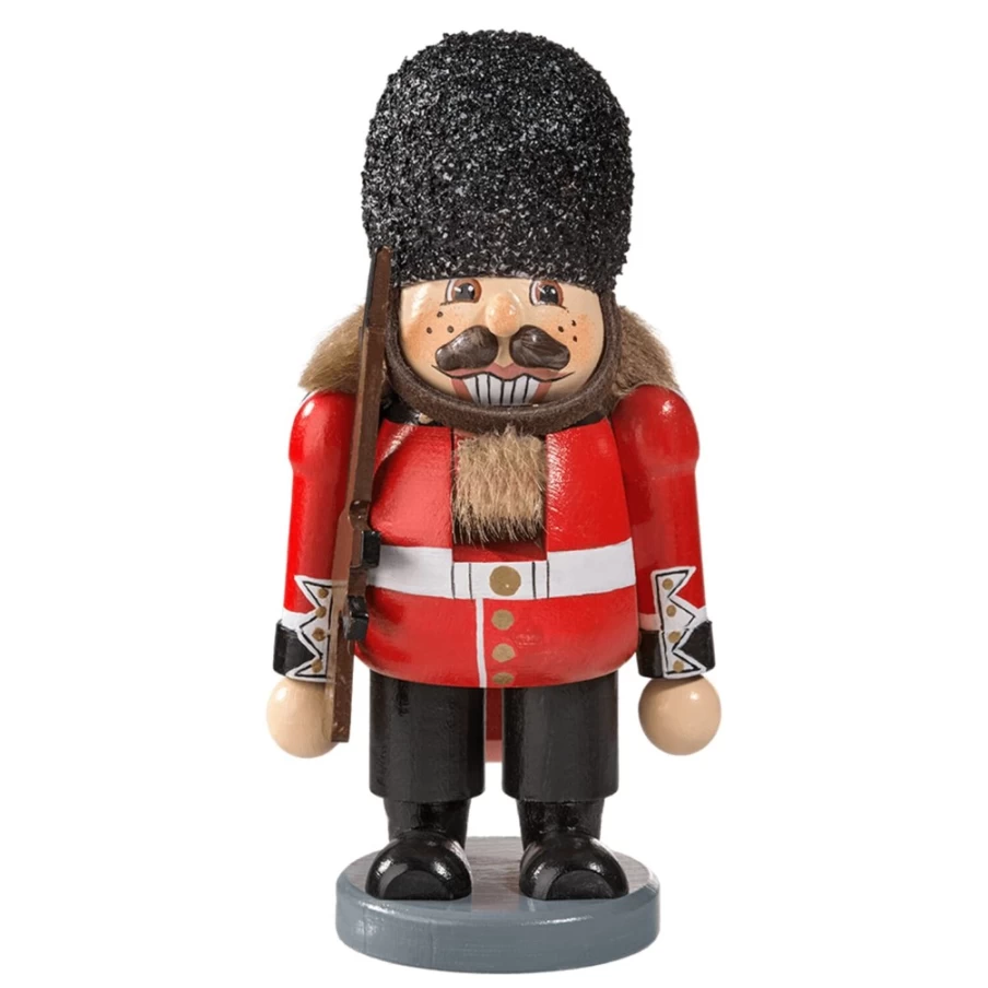 Käthes Original London Palace Guard Wooden Figure, 5.3 Inch Handmade Holzknackl Collectible