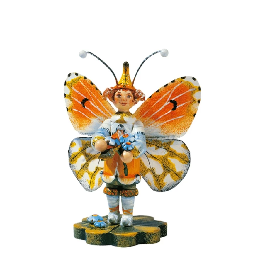 "Kindertraum Orange Tip Butterfly Child Costume - Kids Butterfly Wings Outfit"