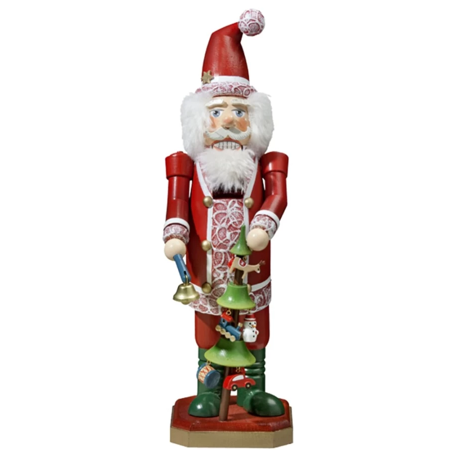 Käthes Original Santa Claus Wooden Figure - 11.2 Inch Handcrafted Holiday Decoration
