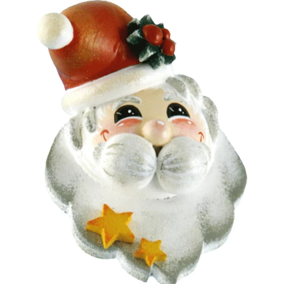 Käthes Original Santa Claus Christmas Decorative Magnet - Festive Holiday Fridge Decor