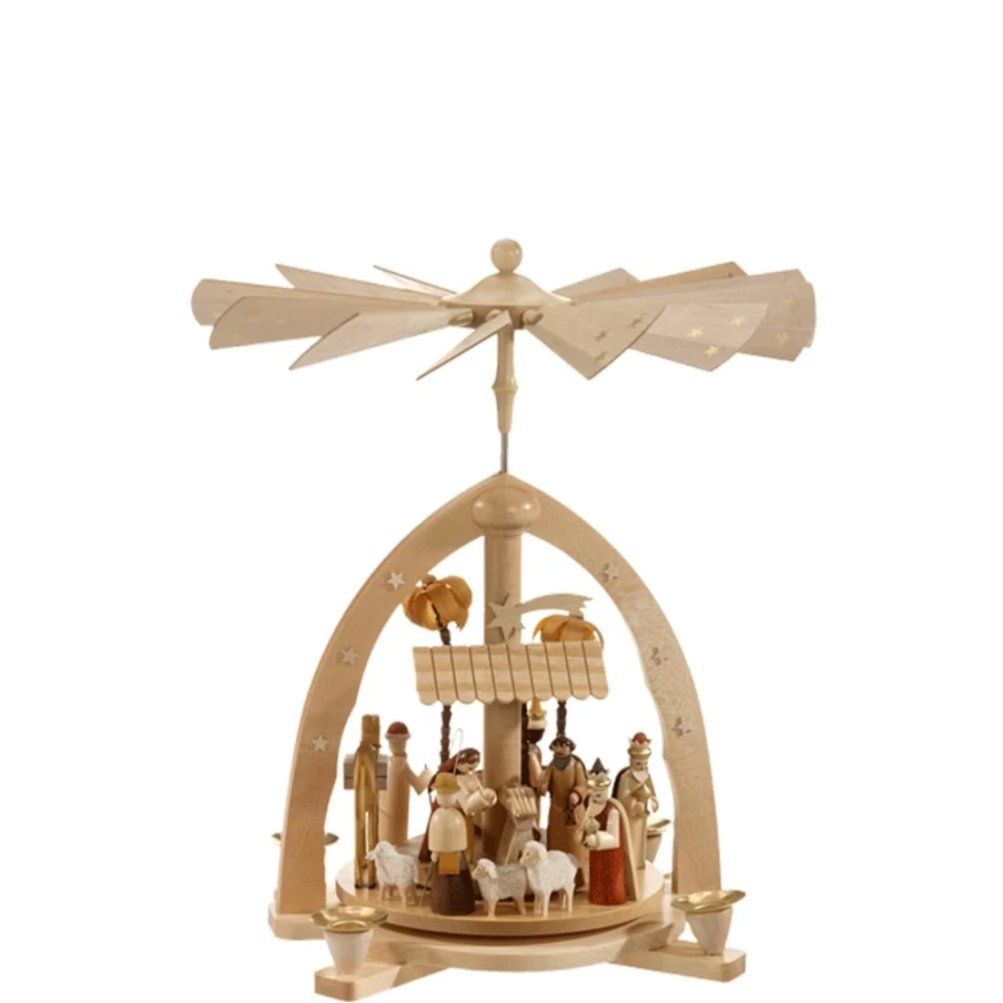 Richard Glässer Pyramid "Holy Gathering" Collectible Figurine - Spiritual Decorative Art Piece