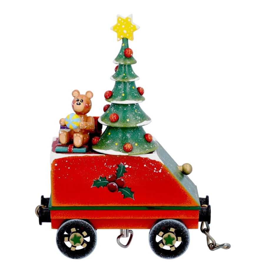 "Käthes Original Waggon Tender Music Box – Handcrafted Musical Train Wagon Gift"