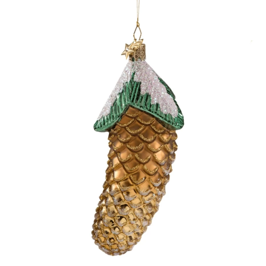 "Poesie in Glas Fir Cone Scented Candle – Natural Aroma Home Decor Gift"