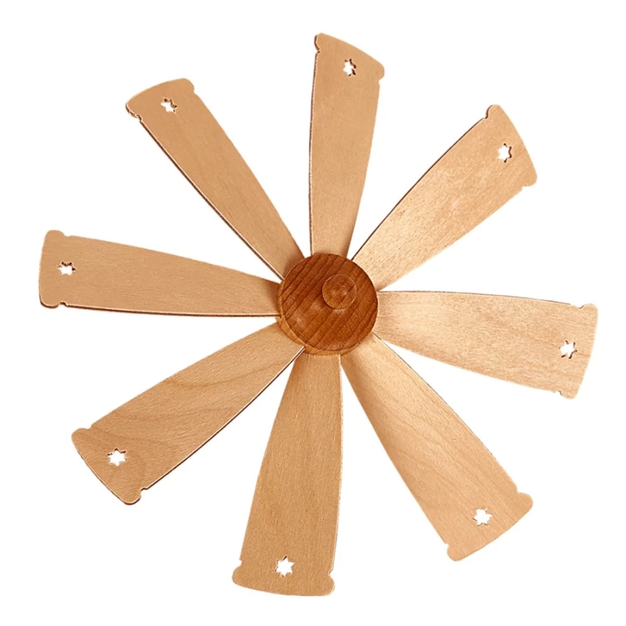 "Käthe Wohlfahrt Pyramid Propeller - 170mm Diameter Christmas Decoration"