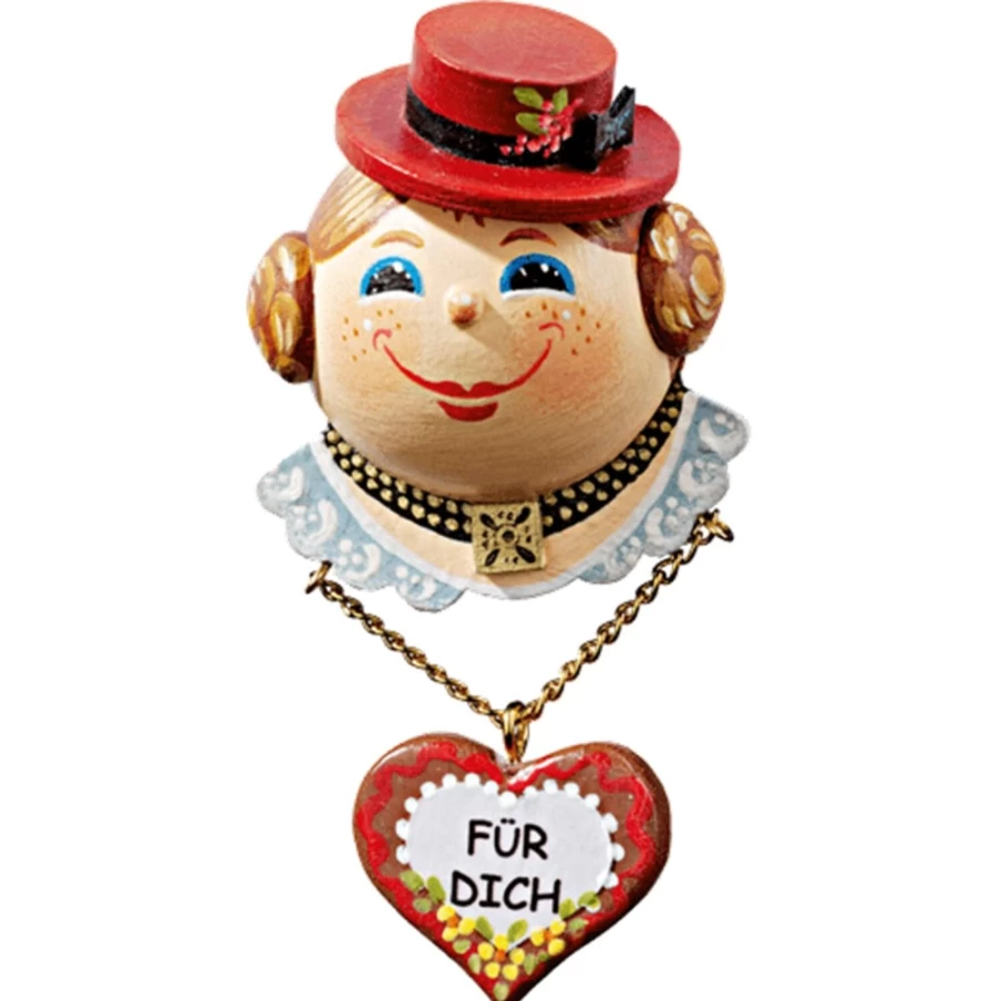 "Käthes Original Bavarian Woman Magnet – Traditional German Collectible Souvenir"
