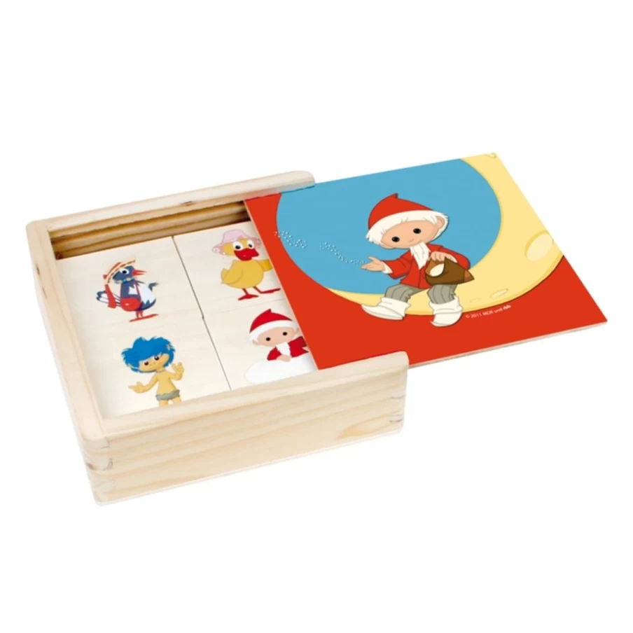 "Trötsch Verlag Sandman Wooden Memory Matching Game – Classic Board Game for Kids & Family"