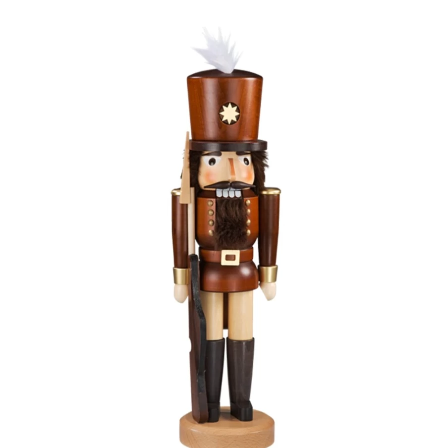 "Christian ULBRICHT 16.5 Inch Nutcracker Soldier Wooden Christmas Decoration"