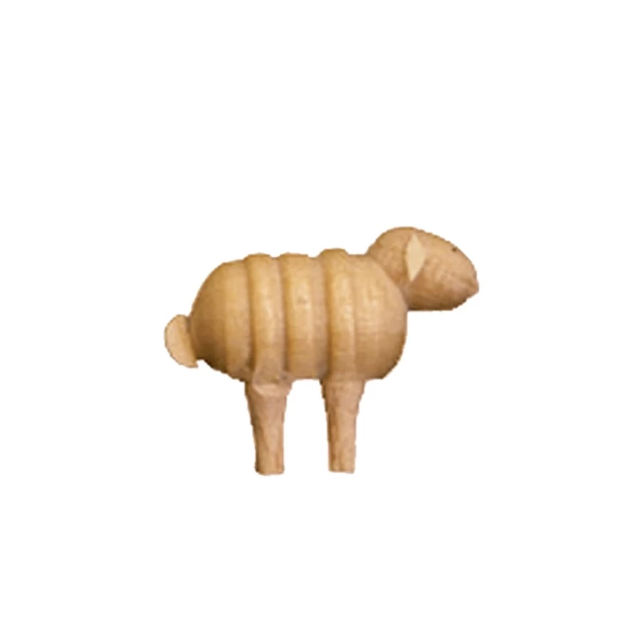 "Richard Glässer Sheep Figurine, 22mm Handcrafted Collectible"