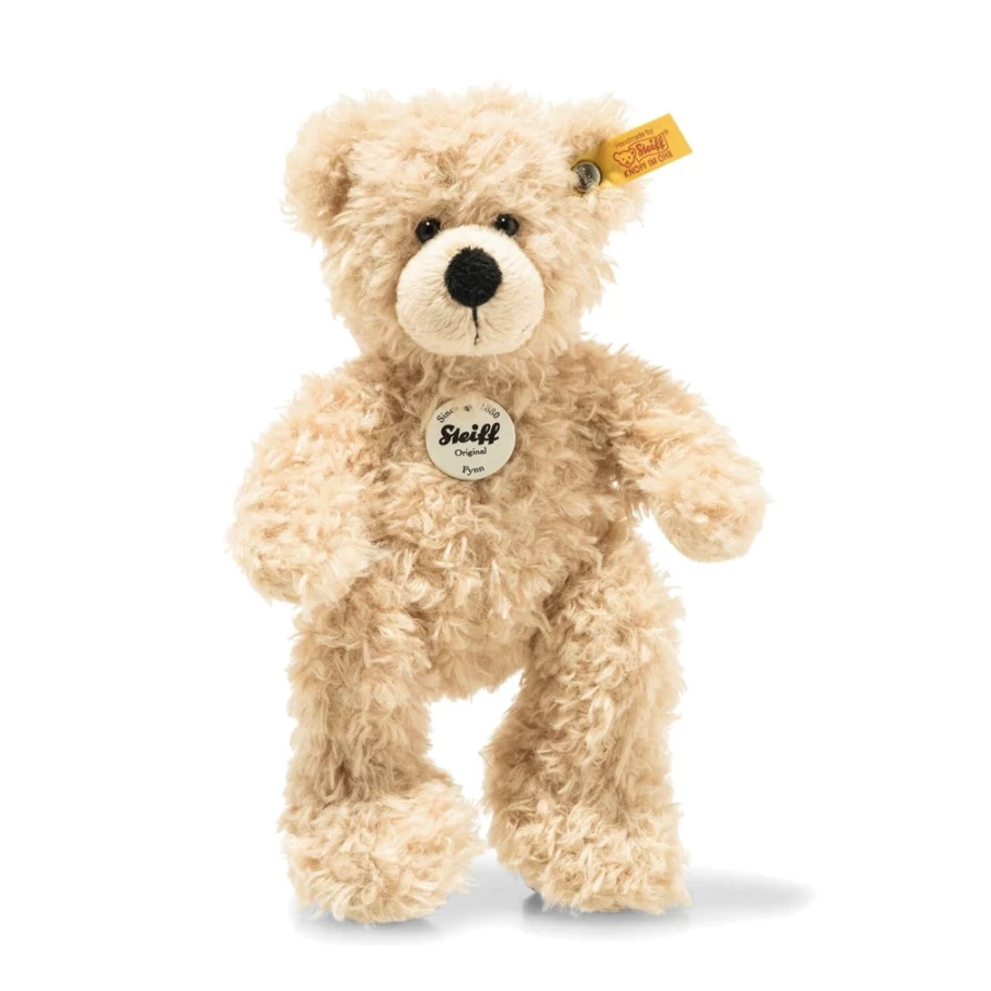 Steiff Teddy Bear "Fynn" - 18cm Beige Plush Stuffed Animal Collectible