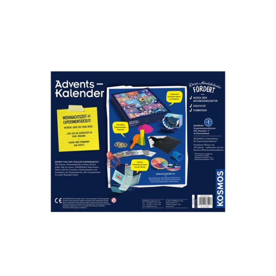 Käthe Wohlfahrt Science Advent Calendar - 24 Days of Fun Christmas Experiments for Kids