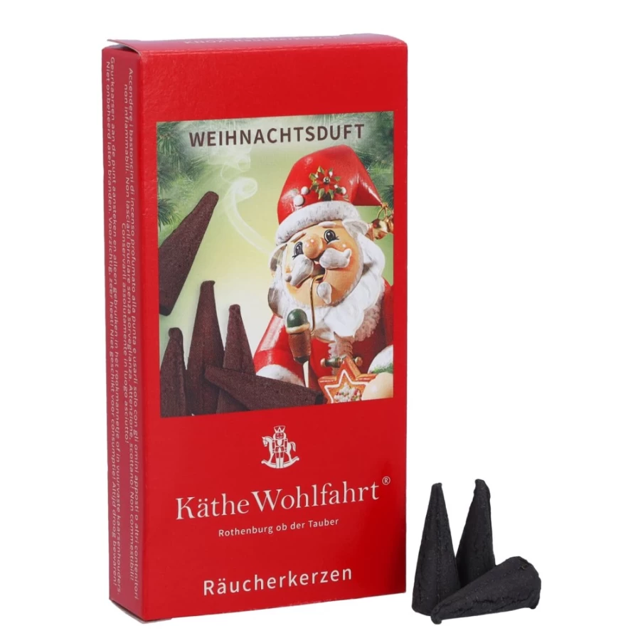 Käthe Wohlfahrt Christmas Scented Incense Cones – Large Pack for Festive Aroma