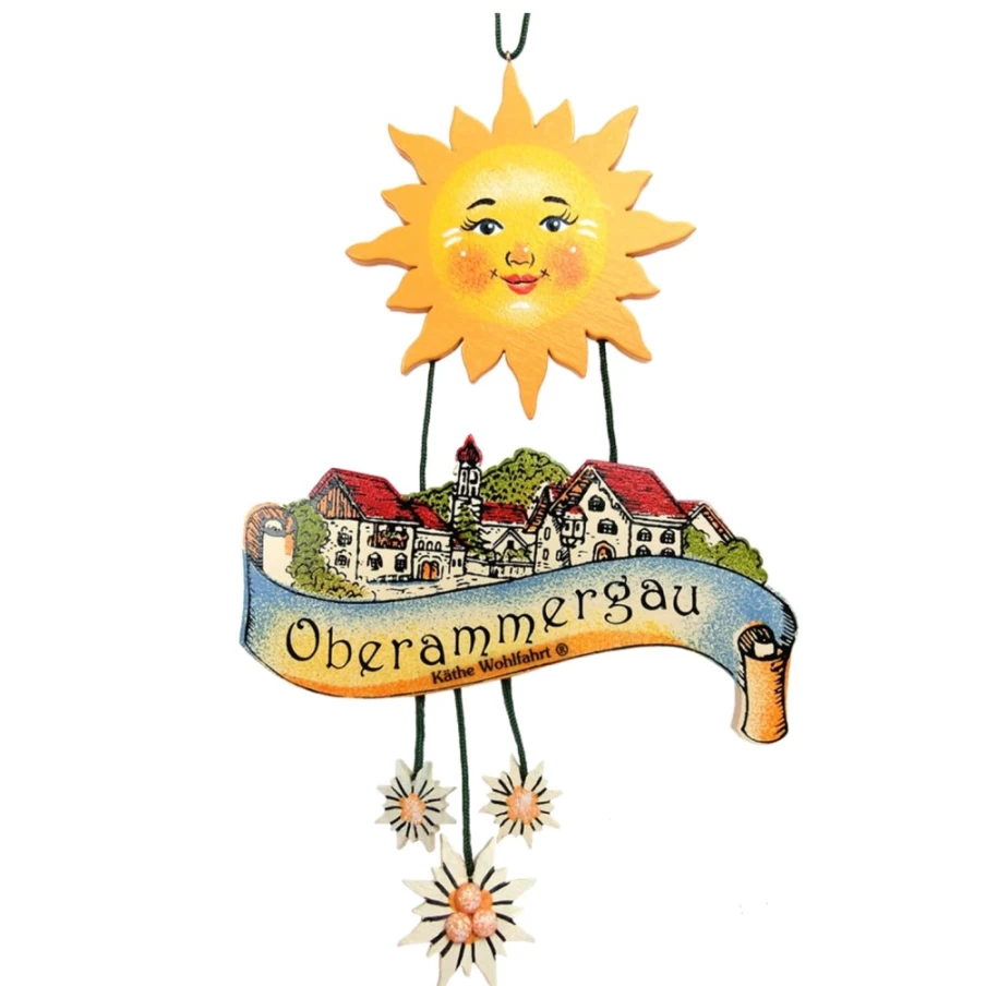 Käthe Wohlfahrt Original Oberammergau Christmas Ornament - Handcrafted German Decoration