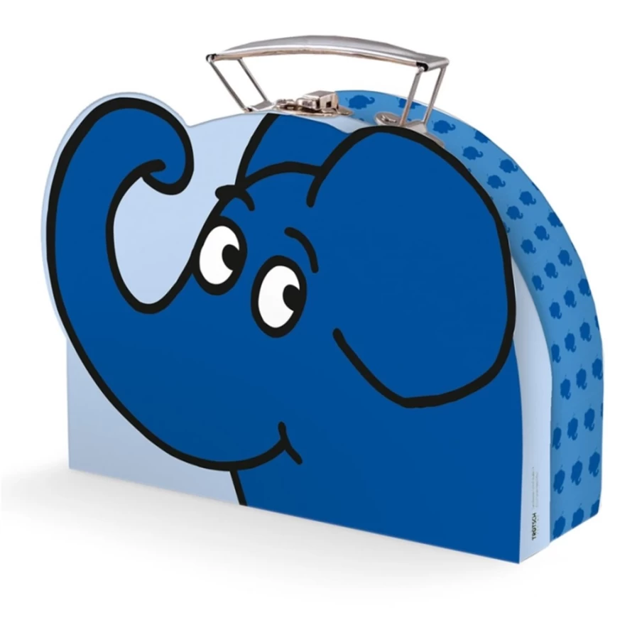 Trötsch Verlag Kids Suitcase "The Elephant" - Durable Children's Travel Luggage with Fun Animal Design